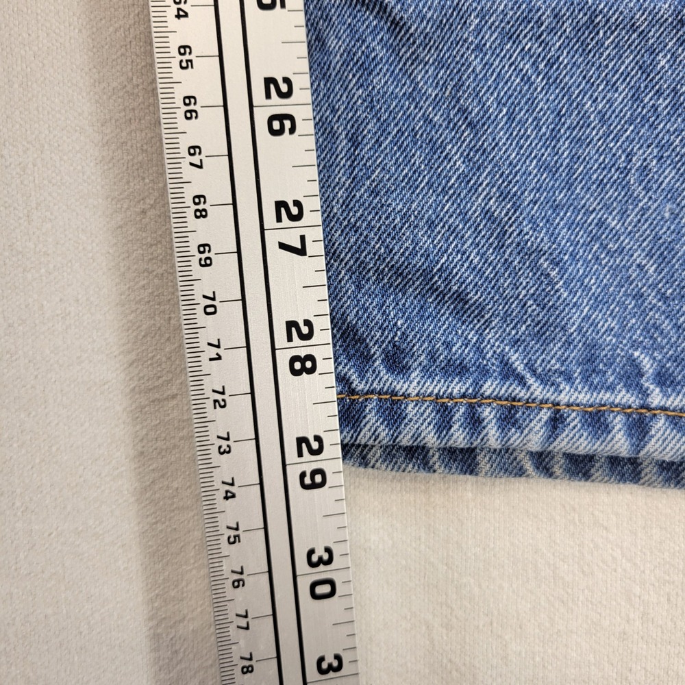 Levi's 501 Original Fit Jeans Womens 29x30 Blue Straight Leg Denim Button Fly - Picture 11 of 13